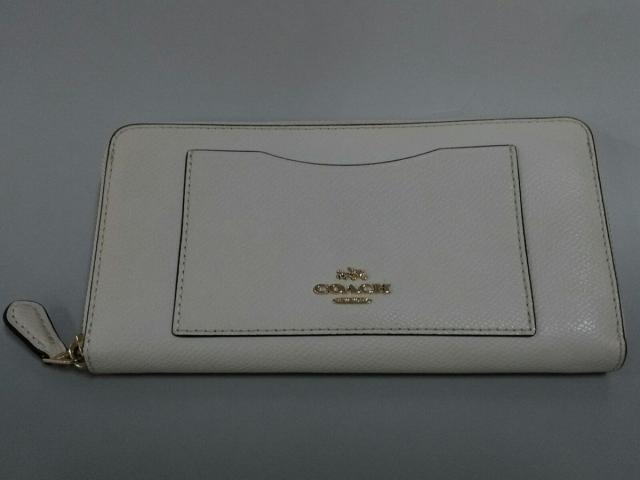 コーチ Coach 長財布 レディース 美品 F 白 レザー 中古 の通販はau Pay マーケット ブランディア Au Pay マーケット店
