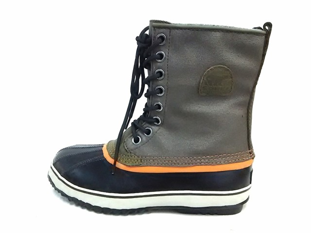 ソレル Sorel ショートブーツ メンズ カーキ 黒 オレンジ 化学繊維 ラバー 中古 0319の通販はau Pay マーケット ブランディア Au Pay マーケット店