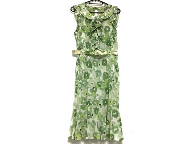 ルネ Rene ワンピース サイズ36 S レディース 白 ライトグリーン マルチ ピンタック 花柄 フリル 中古 の通販はau Pay マーケット ブランディア Au Pay マーケット店