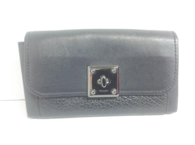 コーチ Coach 長財布 レディース ドリフター ウォレット グラブタン レザー 540 黒 レザー 中古 の通販はau Wowma ブランディア Au Wowma 店