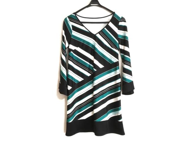ピンキー ダイアン Pinky Dianne ワンピース サイズ38 M レディース 美品 黒 グリーン マルチ ボーダー 中古 05の通販はau Pay マーケット ブランディア Au Pay マーケット店