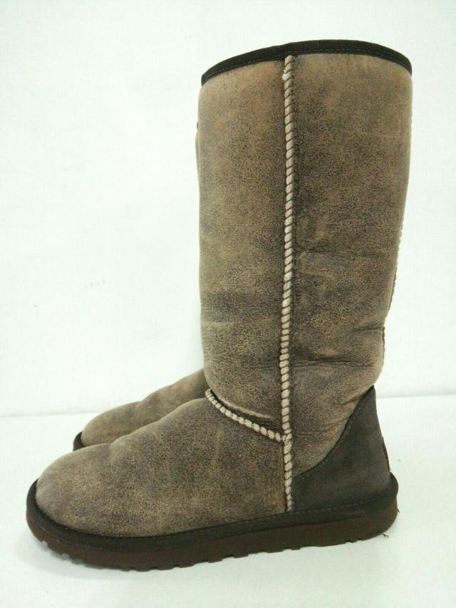 アグ Ugg ロングブーツ レディース クラシックトールボンバー 5804 ベージュ ムートン 中古 の通販はau Pay マーケット ブランディア Au Pay マーケット店