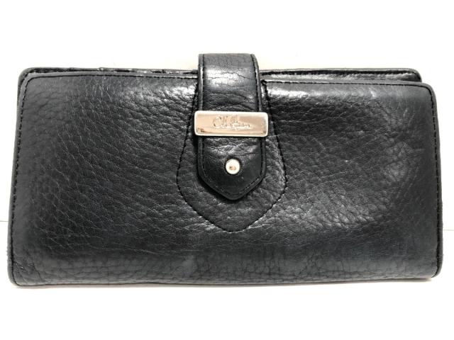 ぜいたく長財布 レディース 黒 人気のファッション画像