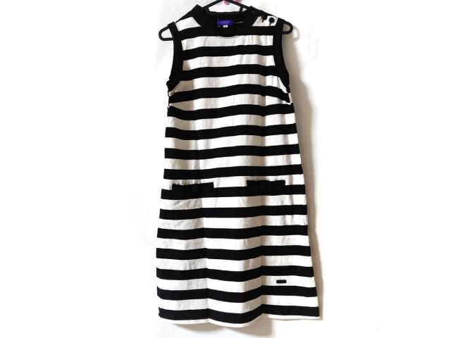 ブルーレーベルクレストブリッジ Blue Label Crestbridge ワンピース サイズ38 M レディース 黒 白 中古 0517の通販はau Pay マーケット ブランディア Au Pay マーケット店
