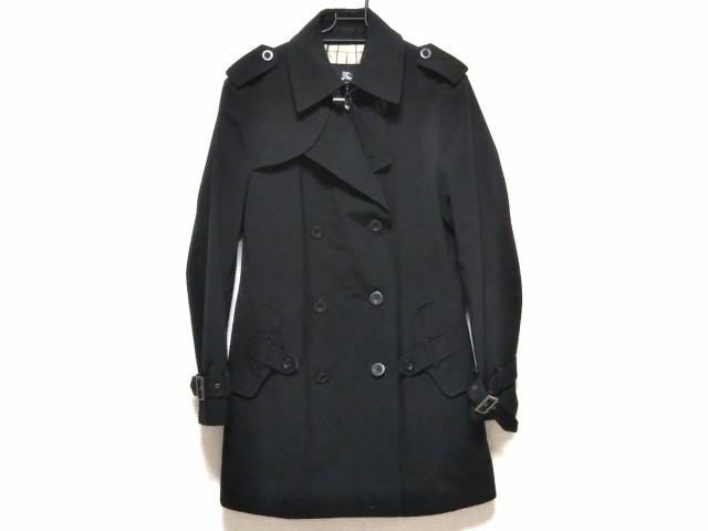 バーバリーブラックレーベル Burberry Black Label トレンチコート サイズm メンズ 黒 春 秋物 中古 の通販はau Wowma 還元祭クーポン利用対象ショップ ブランディア Au Wowma 店