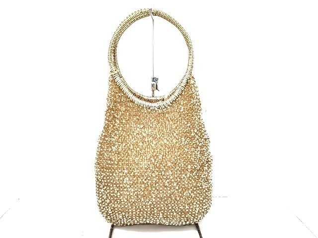 上質で快適 アンテプリマ Anteprima ワイヤーバッグ ハンドバッグ ゴールド色 Sr レディース 大注目 Carlavista Com