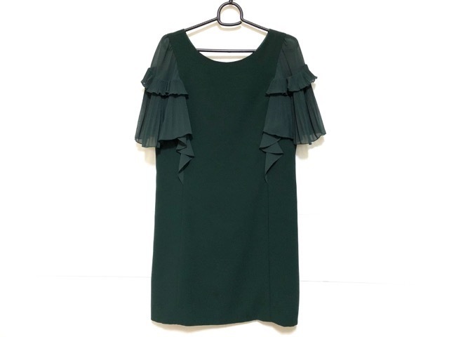 リランドチュール Rirandture ワンピース サイズ2 M レディース 美品 ダークグリーン フリル 中古 の通販はau Pay マーケット ブランディア Au Pay マーケット店