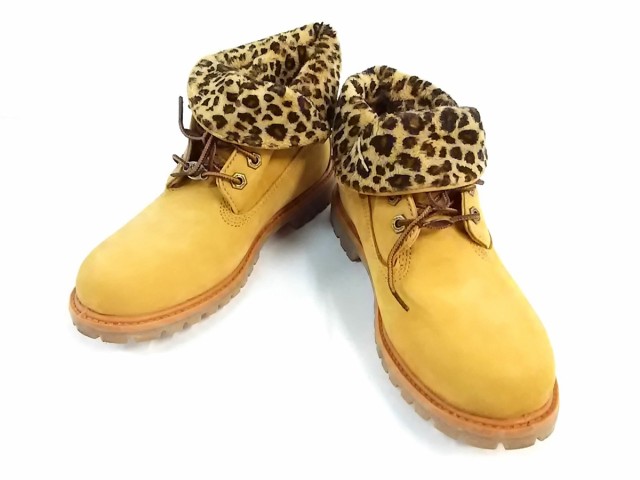 ティンバーランド Timberland ショートブーツ レディース ライトブラウン ダークブラウン 黒 豹柄 ヌバック 中古 の通販はau Pay マーケット ブランディア Au Pay マーケット店