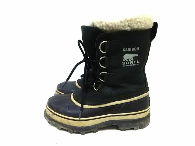 ソレル Sorel レインブーツ レディース 黒 Waterproof スエード ラバー 中古 の通販はau Wowma ブランディア Au Wowma 店