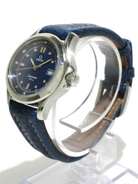 オメガ Omega 腕時計 シーマスター レディース 革ベルト ネイビー 中古 の通販はau Wowma ブランディア Au Wowma 店