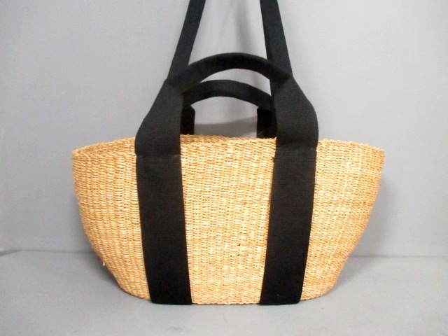 ムーニュ Muun トートバッグ レディース ベージュ 黒 2way かごバッグ インナーバッグがない為 ブランド表記なし 中古 の通販はau Pay マーケット ブランディア Au Pay マーケット店