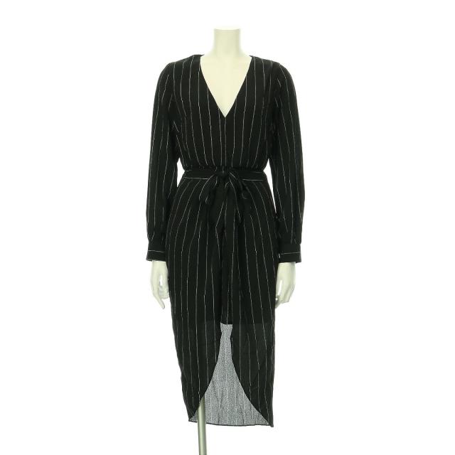 パラレルラインズ Parallel Lines ワンピース レディース 新品同様 ブラック系 Aラインワンピース ポリエステル100 中古 の通販はau Pay マーケット ブランディア Au Pay マーケット店