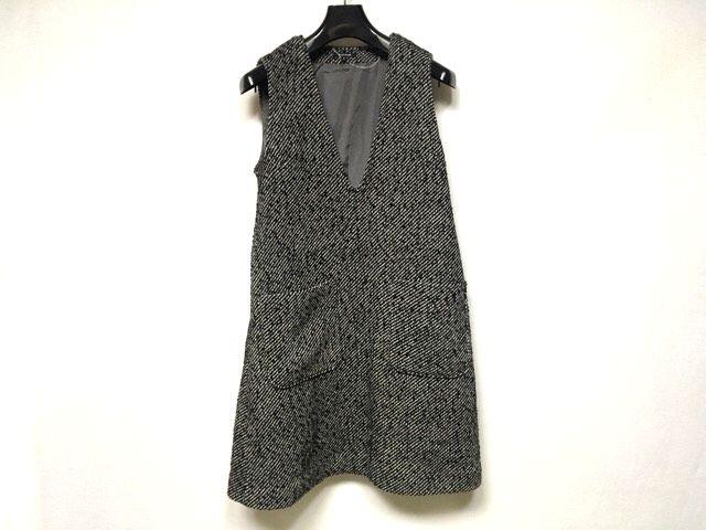 ドゥクラッセ Doclasse ワンピース サイズ9 M レディース 美品 黒 白 ツイード 中古 0107の通販はau Pay マーケット ブランディア Au Pay マーケット店