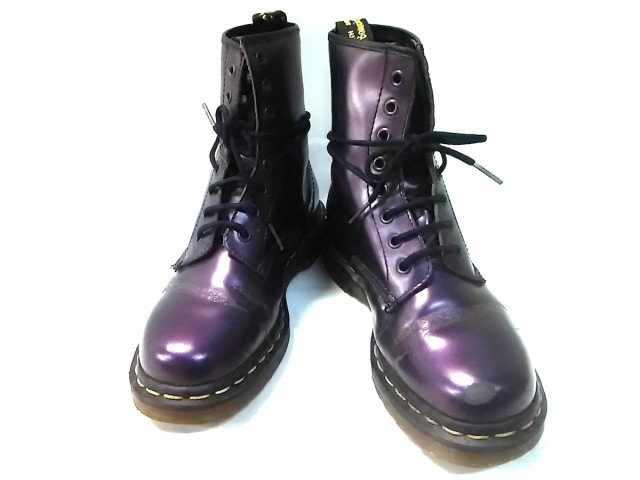 ドクターマーチン Dr Martens ショートブーツ レディース パープル レザー 還元祭対象 中古 0214の通販はau Pay マーケット ブランディア Au Pay マーケット店