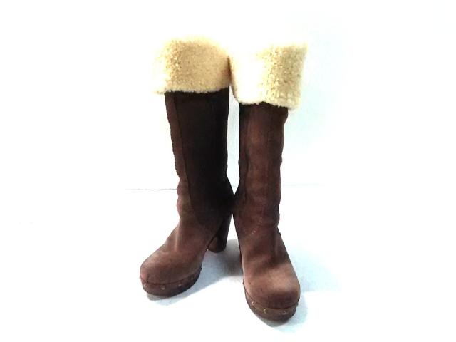 アグ Ugg ロングブーツ レディース リリアン 3211 ブラウン ベージュ ムートン 中古 0305の通販はau Pay マーケット ブランディア Au Pay マーケット店