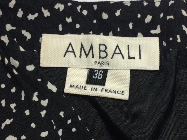 アンバリ Ambali ワンピース サイズ36 S レディース 黒 白 中古 0321の通販はau Pay マーケット ブランディア Au Pay マーケット店