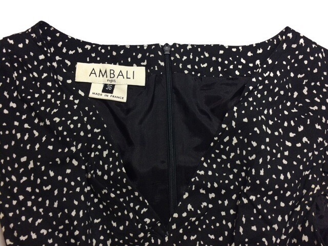アンバリ Ambali ワンピース サイズ36 S レディース 黒 白 中古 0321の通販はau Pay マーケット ブランディア Au Pay マーケット店