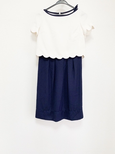 ストロベリーフィールズ Strawberry Fields ワンピースセットアップ レディース 美品 アイボリー ネイビー 中古 0716の通販はau Pay マーケット ブランディア Au Pay マーケット店