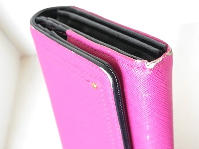 サマンサ シュエット Samantha Chouette 長財布 レディース ピンク 黒 合皮 中古 の通販はau Pay マーケット ブランディア Au Pay マーケット店