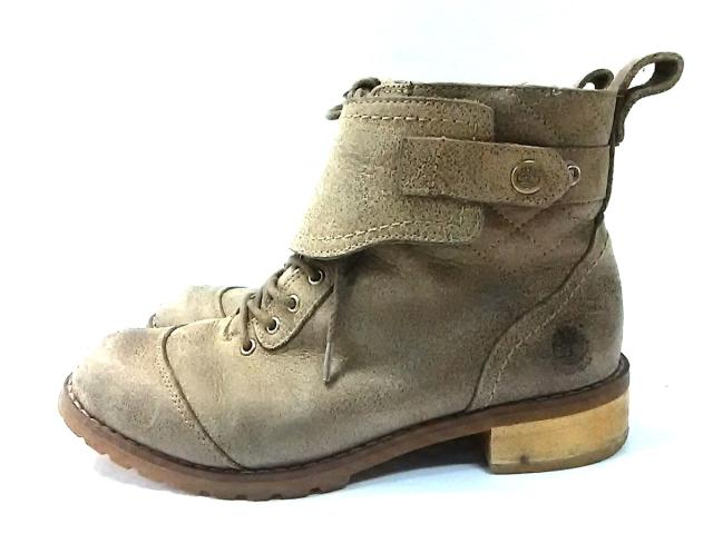 ティンバーランド Timberland ショートブーツ レディース ダークグレー インソール取外し可 ヌバック 中古 06の通販はau Pay マーケット ブランディア Au Pay マーケット店