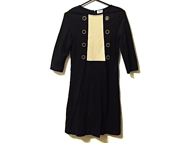 ロベルタ ディ カメリーノ ワンピース サイズ7 S レディース 黒 ベージュ ゴールド ラインストーン ラメ 中古 0315の通販はau Pay マーケット ブランディア Au Pay マーケット店