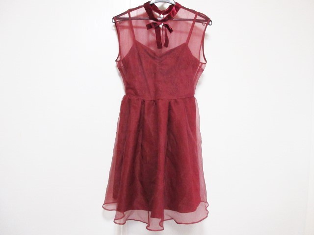 リリーブラウン Lily Brown ワンピース サイズ1 S レディース 美品 レッド 中古 0718の通販はau Pay マーケット ブランディア Au Pay マーケット店