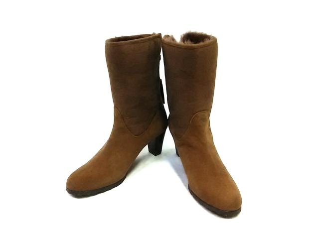 リーガル Regal ショートブーツ 22 1 2 レディース ブラウン ムートン スエード 中古 0305の通販はau Pay マーケット ブランディア Au Pay マーケット店