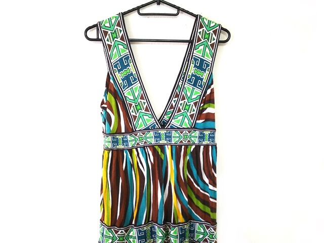 ダイアン フォン ファステンバーグ ワンピース サイズp M レディース グリーン ブラウン マルチ ストライプ 中古 0325の通販はau Pay マーケット ブランディア Au Pay マーケット店