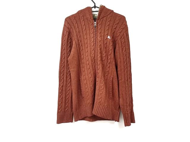 バーバリーブラックレーベル Burberry Black Label ブルゾン サイズ3 L メンズ 美品 オレンジ ニット ジップアップ 中古 0213の通販はau Pay マーケット ブランディア Au Pay マーケット店