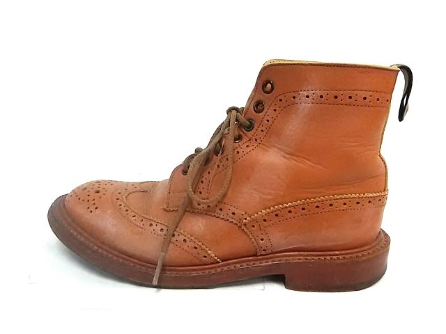 トリッカーズ Tricker S ショートブーツ メンズ ブラウン ウイングチップ レザー 中古 0312の通販はau Pay マーケット ブランディア Au Pay マーケット店