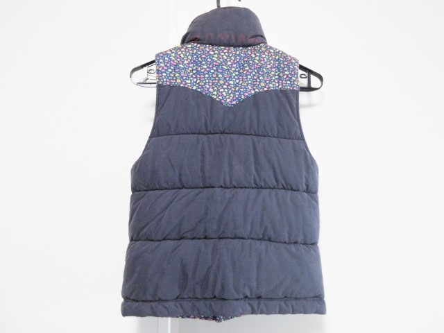 ロデオクラウンズ ダウンベスト サイズm レディース 美品 ダークネイビー ピンク マルチ 春 秋物 リバーシブル 花柄 中古 0218の通販はau Pay マーケット ブランディア Au Pay マーケット店
