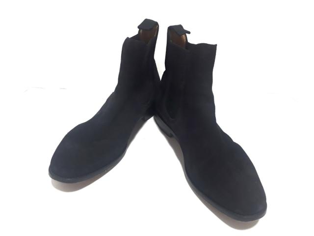 サンダース Sanders ショートブーツ 10 メンズ 黒 サイドゴア スエード 中古 0228の通販はau Pay マーケット ブランディア Au Pay マーケット店