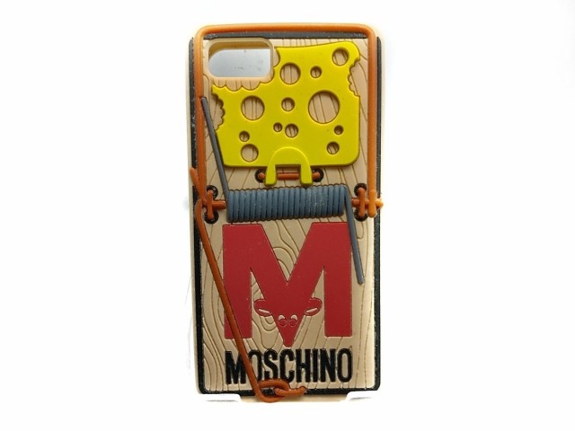 モスキーノ Moschino 携帯電話ケース レディース アイボリー イエロー レッド マルチ ネズミ捕り ラバー 中古 0328の通販はau Pay マーケット ブランディア Au Pay マーケット店