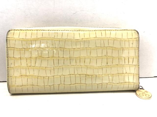 サザビー Sazaby 長財布 レディース ライトイエロー ゴールド ラウンドファスナー エナメル レザー 中古 0314の通販はau Pay マーケット ブランディア Au Pay マーケット店