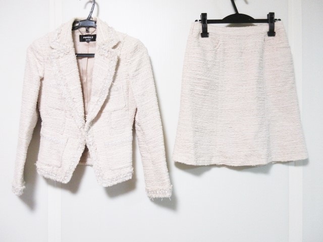 フラジール Fragile スカートスーツ サイズ36 S レディース ベージュ 白 中古 0328の通販はau Pay マーケット ブランディア Au Pay マーケット店