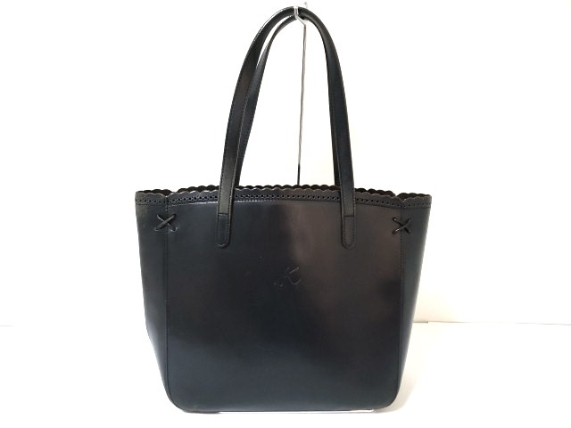 キタムラ Kitamura トートバッグ レディース 美品 ネイビー レザー 中古 0709の通販はau Pay マーケット ブランディア Au Pay マーケット店