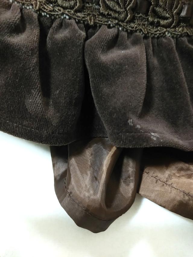 イノセントワールド Innocent World ワンピース レディース グレー ダークブラウン リボン 中古 0506の通販はau Wowma ブランディア Au Wowma 店