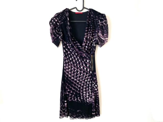 ヴィヴィアンタム Vivienne Tam ワンピース サイズ0 Xs レディース パープル 黒 中古 0417の通販はau Pay マーケット ブランディア Au Pay マーケット店