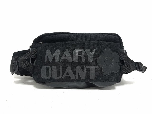 マリークワント Mary Quant ウエストポーチ レディース 美品 黒 フラワー 花 キャンバス エナメル 合皮 中古 0714の通販はau Pay マーケット ブランディア Au Pay マーケット店