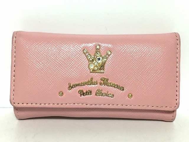 サマンサタバサプチチョイス Samantha Thavasa Petit Choice キーケース レディース ピンク 5連フック Disney 合皮 中古 0527の通販はau Pay マーケット ブランディア Au Pay マーケット店