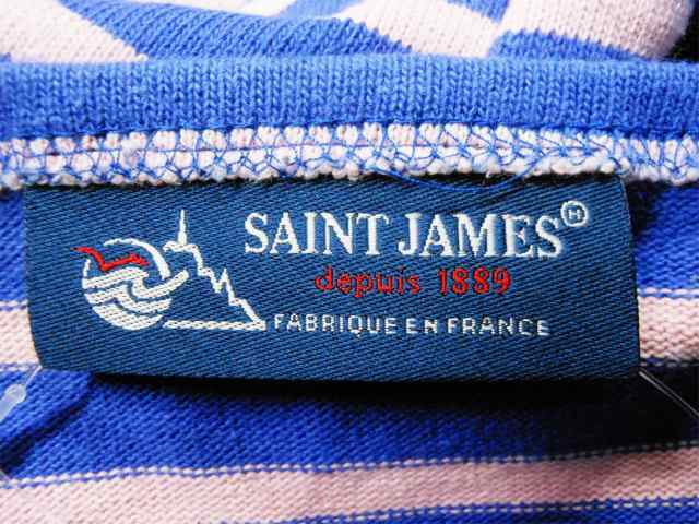 セントジェームス Saint James 長袖tシャツ レディース 美品 ブルー ピンク ボーダー 中古 0417の通販はau Pay マーケット ブランディア Au Pay マーケット店