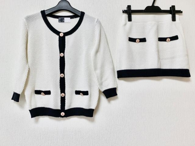 レディ Rady スカートセットアップ サイズf レディース 美品 アイボリー 黒 ニット 中古 0612の通販はau Pay マーケット ブランディア Au Pay マーケット店