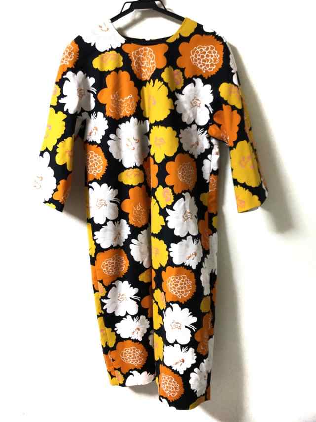 マリメッコ Marimekko ワンピース サイズ34 S レディース オレンジ イエロー マルチ 花柄 中古 0508の通販はau Pay マーケット ブランディア Au Pay マーケット店