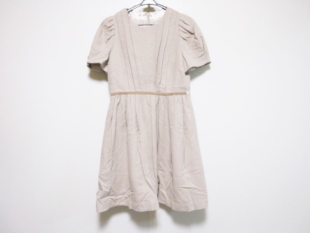 ルルロジェッタ Leur Logette ワンピース サイズ2 M レディース ベージュ 中古 0416の通販はau Pay マーケット ブランディア Au Pay マーケット店