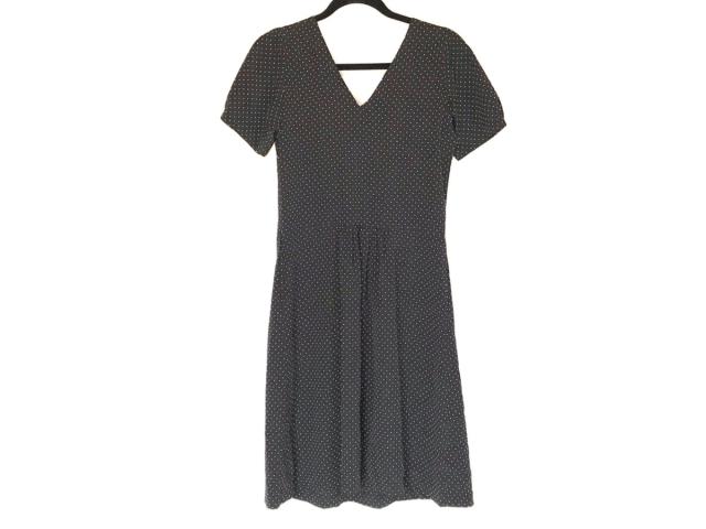 アニエスベー Agnes B ワンピース サイズ40 M レディース 黒 アイボリー ドット柄 中古 0425の通販はau Pay マーケット ブランディア Au Pay マーケット店