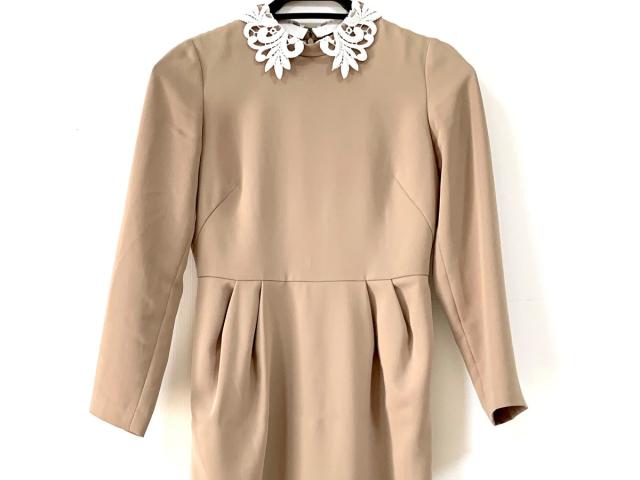 セルフォード Celford ワンピース サイズ34 S レディース ライトブラウン 白 中古 0508の通販はau Pay マーケット ブランディア Au Pay マーケット店