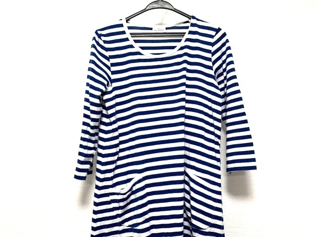 マリメッコ Marimekko ワンピース サイズs レディース 美品 ブルー 白 ボーダー 中古 0429の通販はau Pay マーケット ブランディア Au Pay マーケット店