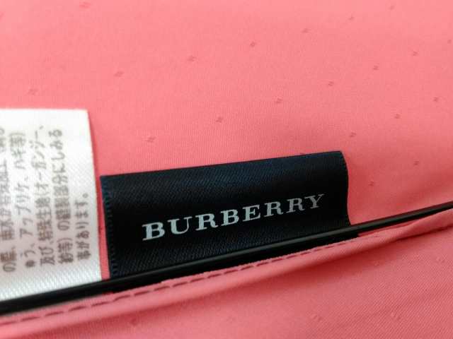 バーバリー Burberry 折りたたみ傘 レディース ピンク マルチ ドット柄 化学繊維 中古 0704の通販はau Pay マーケット ブランディア Au Pay マーケット店