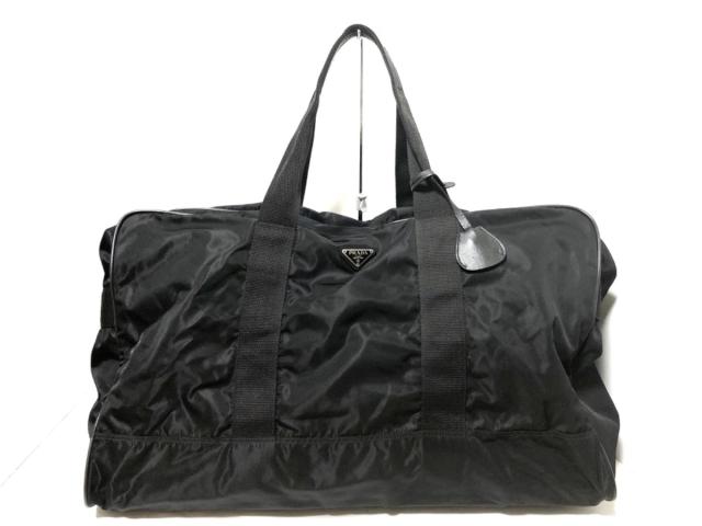 プラダ Prada ボストンバッグ レディース 黒 ナイロン レザー 中古 0516の通販はau Pay マーケット ブランディア Au Pay マーケット店