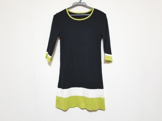 アナイ Anayi ワンピース サイズ36 S レディース 美品 黒 ライトグリーン 白 ニット 中古 0503の通販はau Pay マーケット ブランディア Au Pay マーケット店